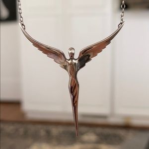 Steven Lavaggi Angel Sterling Silver Necklace
